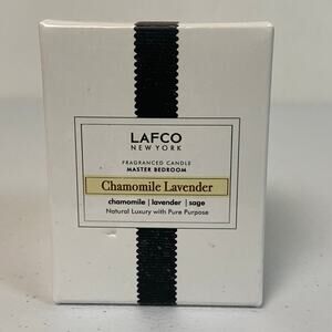 LAFCO NY Master Bedroom Chamomile Lavender Candle 2 oz NIB